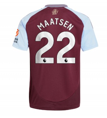 Aston Villa Ian Maatsen #22 Primera Equipación 2024-25 Manga Corta